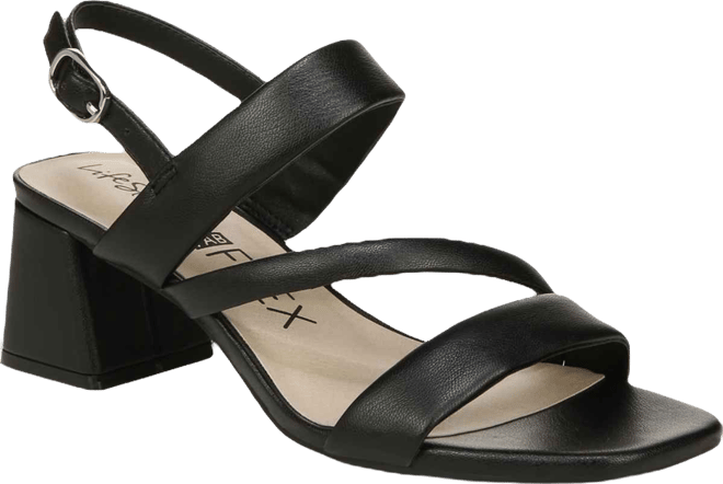 Women's Celia Asymmetrical Block Heel Dress Sandals