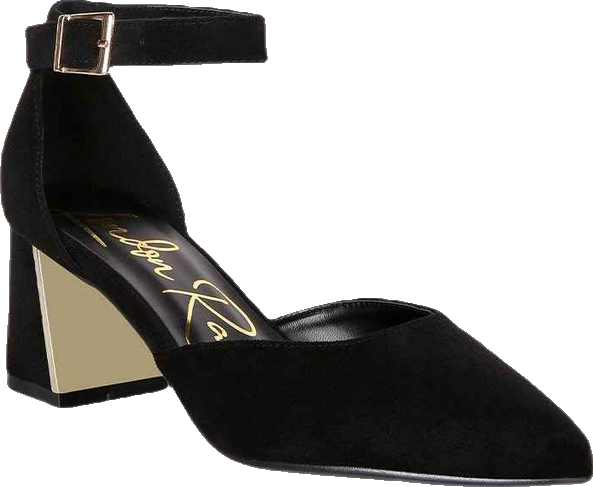 Rory Metallic Sling Detail Block Heel Sandals Women