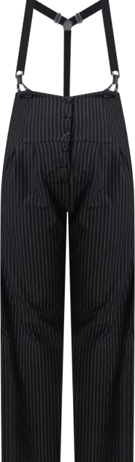 Unique Vintage Plus Size Thelma High Waist Suspender Pants - Macy's