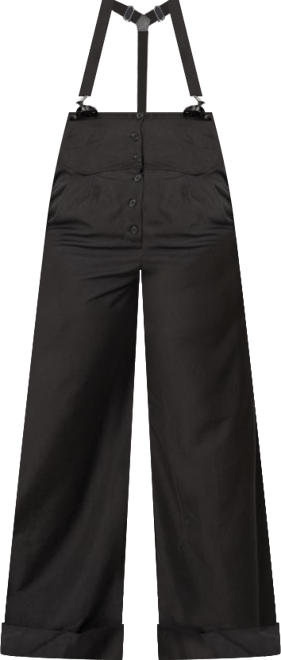 Plus Size Thelma High Waist Suspender Pants