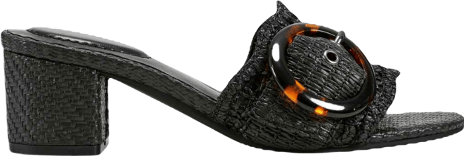 Women's Anni Raffia Crochet Block Heel Sandals