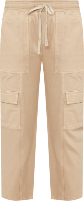 Women's Textured Cargo Cropped Pants