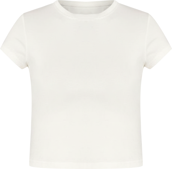 Women's Better Basics cropped t shirt