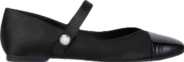 Albi Patent Toe Cap Tweed Mary Janes Women