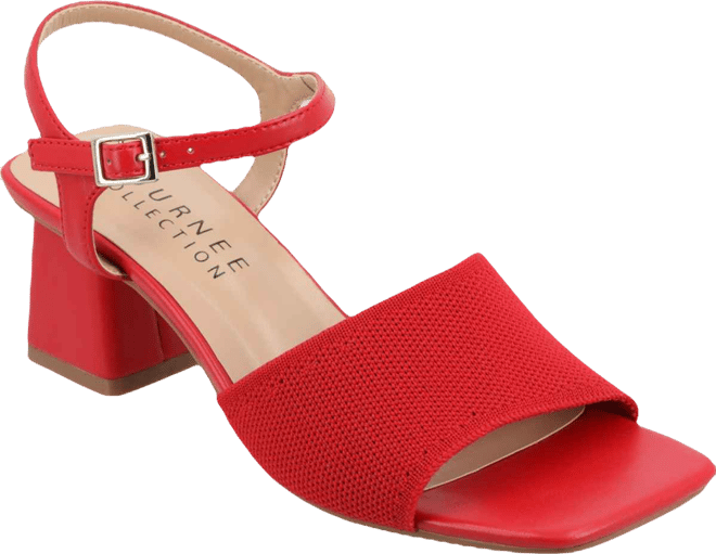 Women's Evylinn Knit Block Heel Dress Sandals