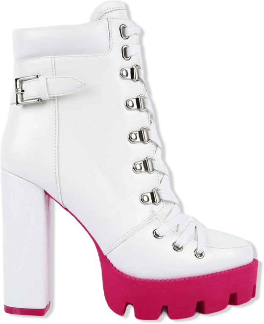 Womens larch cushion collared biker boots