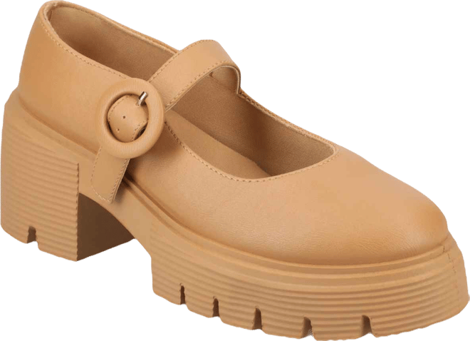 Women's Zarynn Mary Jane Treaded Outsole Platform Pumps