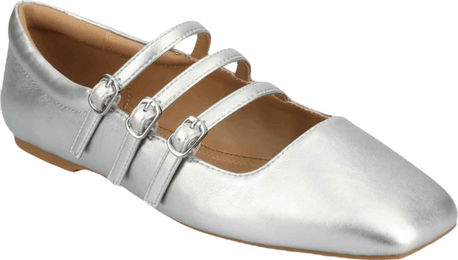 Women's Darlin Multi Strap Mary Jane Square Toe Flats