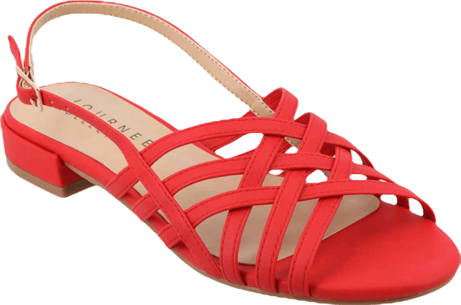 Women's Cassandra Woven Slingback Flat Sandals