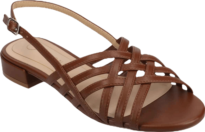 Women's Cassandra Woven Slingback Flat Sandals