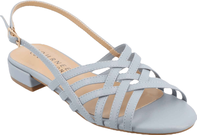 Women's Cassandra Woven Slingback Flat Sandals