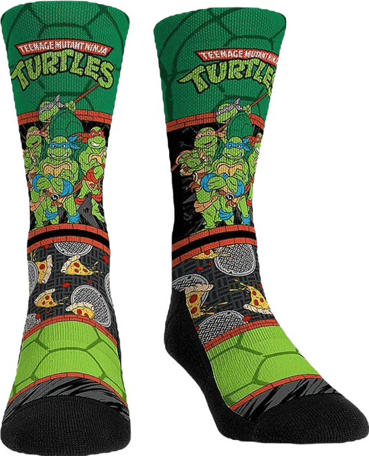 Men's and Women's  Socks Teenage Mutant Ninja Turtles Showtime Crew Socks