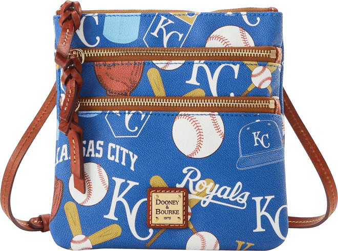 Women's  Kansas City Royals Game Day Triple Zip Crossbody Purse