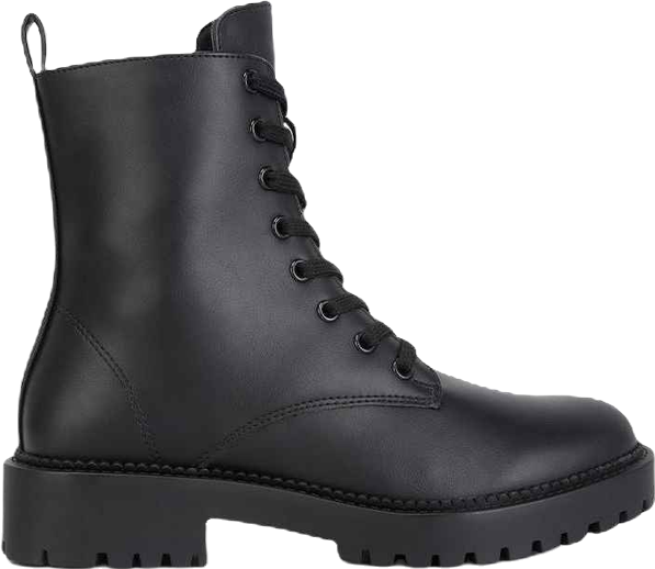 Forter Faux Leather Lace Up Boots Women