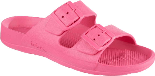 Women's Double Buckle Adjustable Slide with Everywear