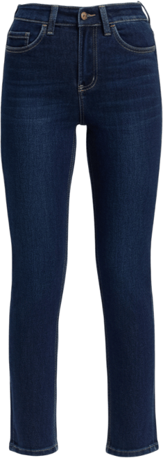 Women's High Rise Ankle Slim Straight Jeans