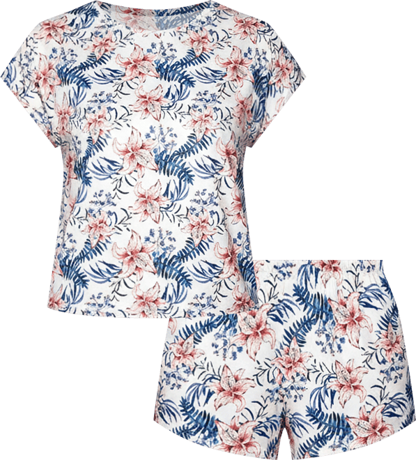 Women's 2-Pc. Light Weight Relaxed Short and Top Pajama Set