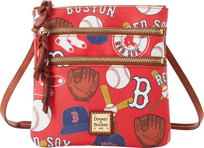 Women's  Boston Red Sox Game Day Triple Zip Crossbody Purse