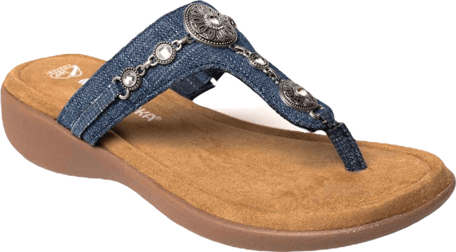 Women's Brecca Embellished Thong Sandals