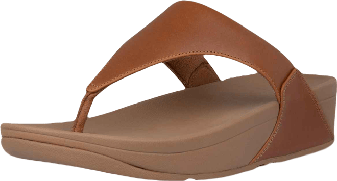 Women's Lulu Leather Toe-Thongs Sandals