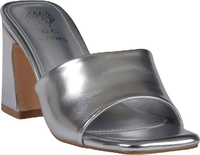 Women's Soho Square Toe Block Heel Dress Sandals