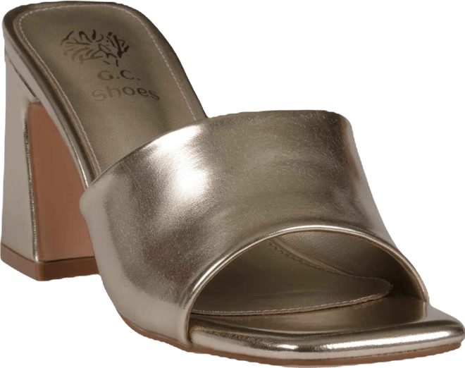 Women's Soho Square Toe Block Heel Dress Sandals