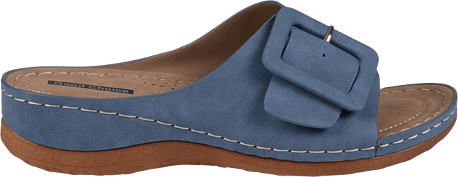 Women's Hamden Buckle Comfort Flat Sandals