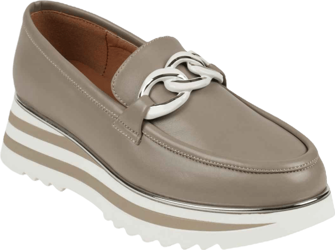 Women's Geneva Chain Slip On Platform Loafers