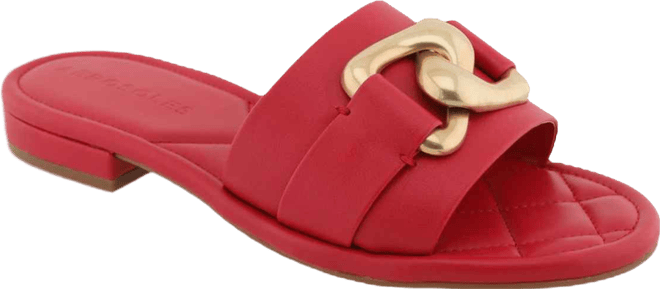 Women's Big Charm Buckle Sandals