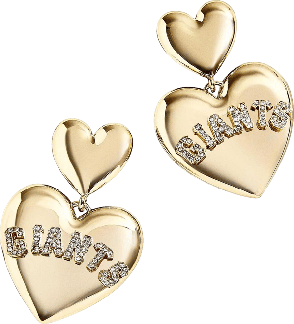 Women's  x Baublebar San Francisco Giants Heart Statement Drop Earrings