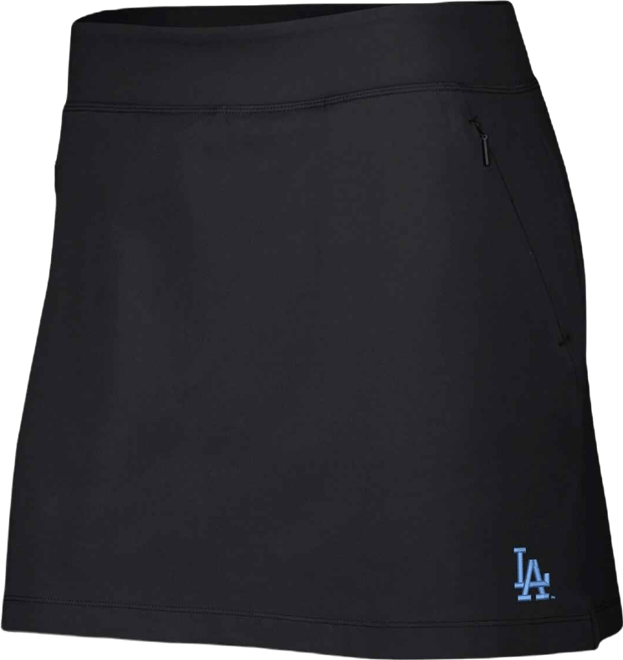 Women's  Black Los Angeles Dodgers Aubrey IslandZone Skort