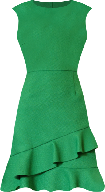 Women's Ruffled Cocktail Dress