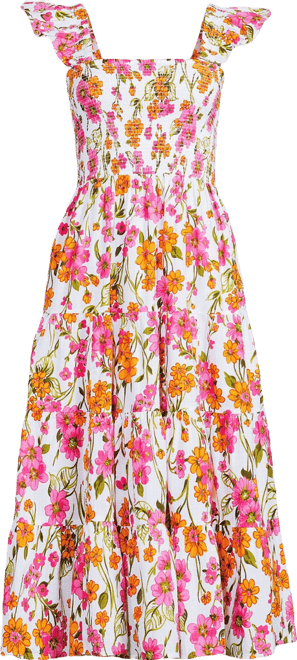 white christmas dresses Citrus The Swiss Dobby Bow Dress – Called to Surf main image 0