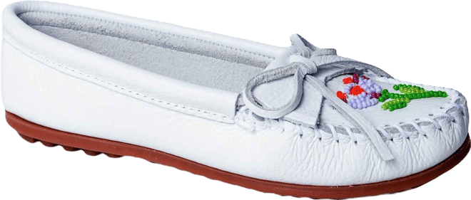 Women's Ziigwan Waabigwan Beaded Moccasins