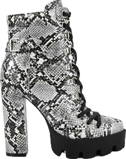 Palmetto Camouflage Ankle Boots Women