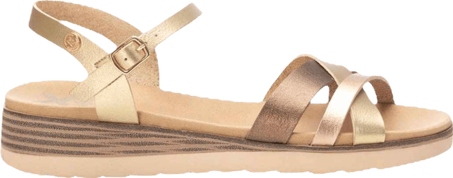 Women's Low Wedge Strappy Sandals By 