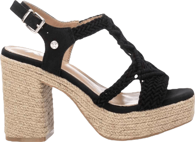 Women's Heeled Jute Platform Sandals By 