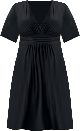 Women's Plus Size Gia A-Line Midi Dress with Pockets
