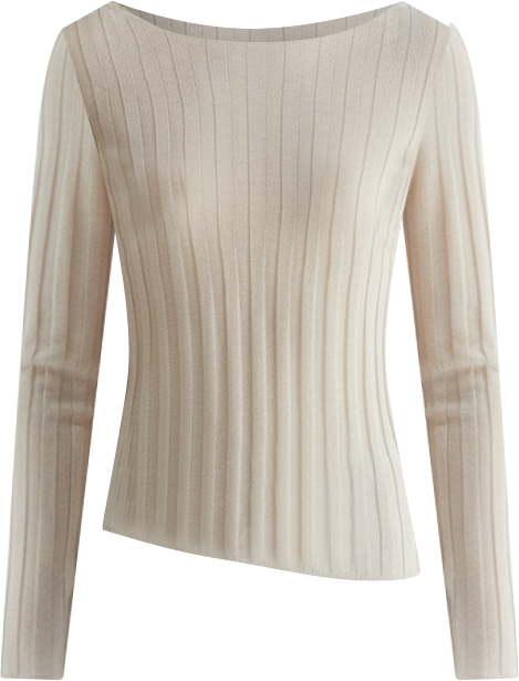 Women's Ellie Sheer Rib Sweater Top