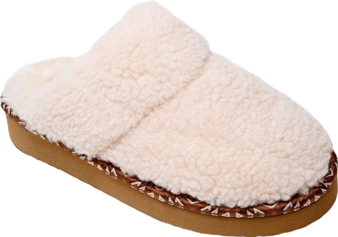 Women's Cerise Plush Slippers