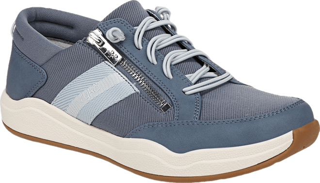 Women's Carefree-Zip Slip On Court Sneakers