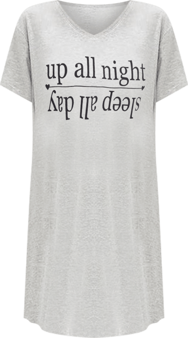 Women's V-Neck Sleep Shirt