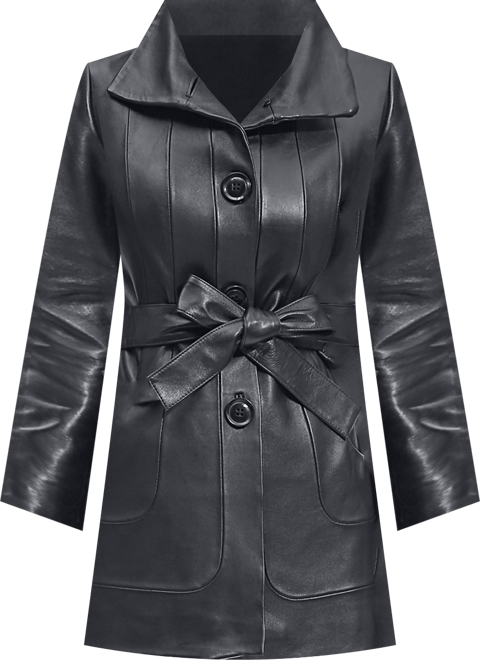 Women's Erika Leather Coat