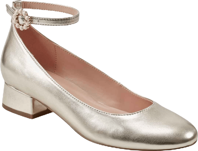 Women's Lexy Ankle Strap Low Block Heel Pumps