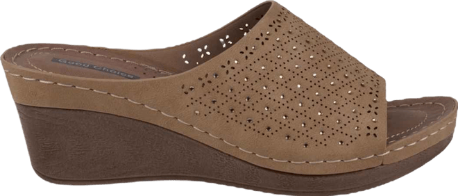 Women's Atlanta Studded Comfort Wedge Sandals