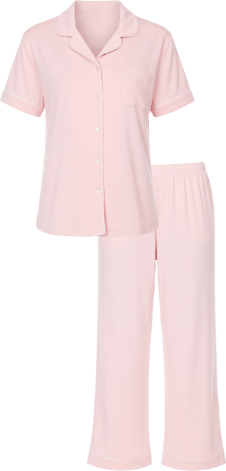 Women's Annie Notch Top and Capri Pajama Set