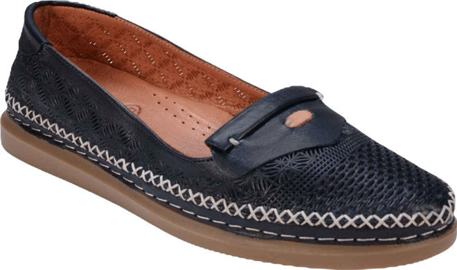 Women's Ginger Perforated Leather Flats
