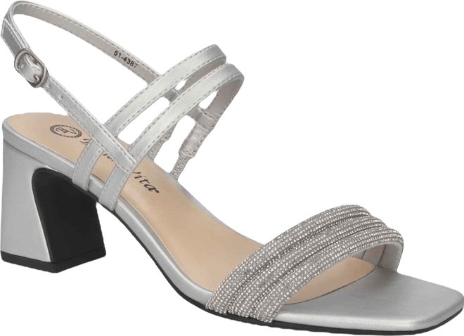 Women's Majesty Square Toe Block Heel Sandals