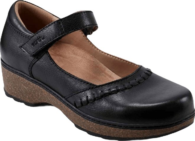 Women's Kalece Leather Stitched Mary Jane Flats