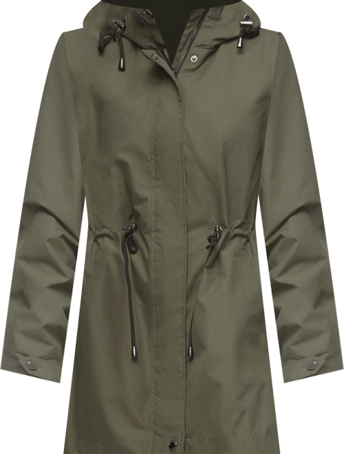 Women's Hooded Anorak Trench Coat
